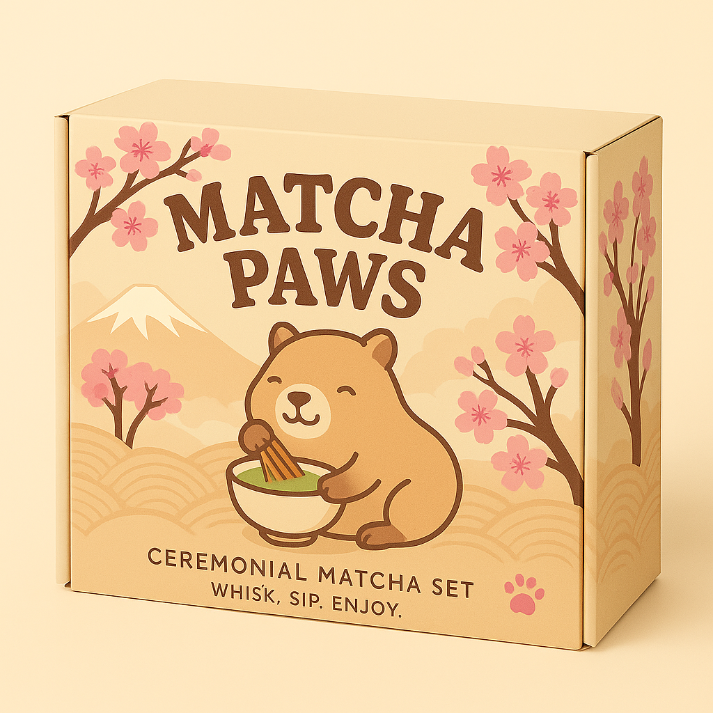 Shiro Matcha Set – Cozy Ceremonial Matcha Starter Kit | Matcha Paws