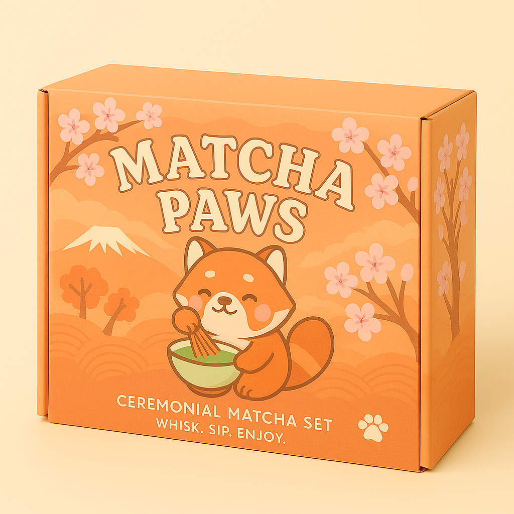 Piko Matcha Set – Fun Ceremonial Matcha Kit for Everyday Use | Matcha Paws