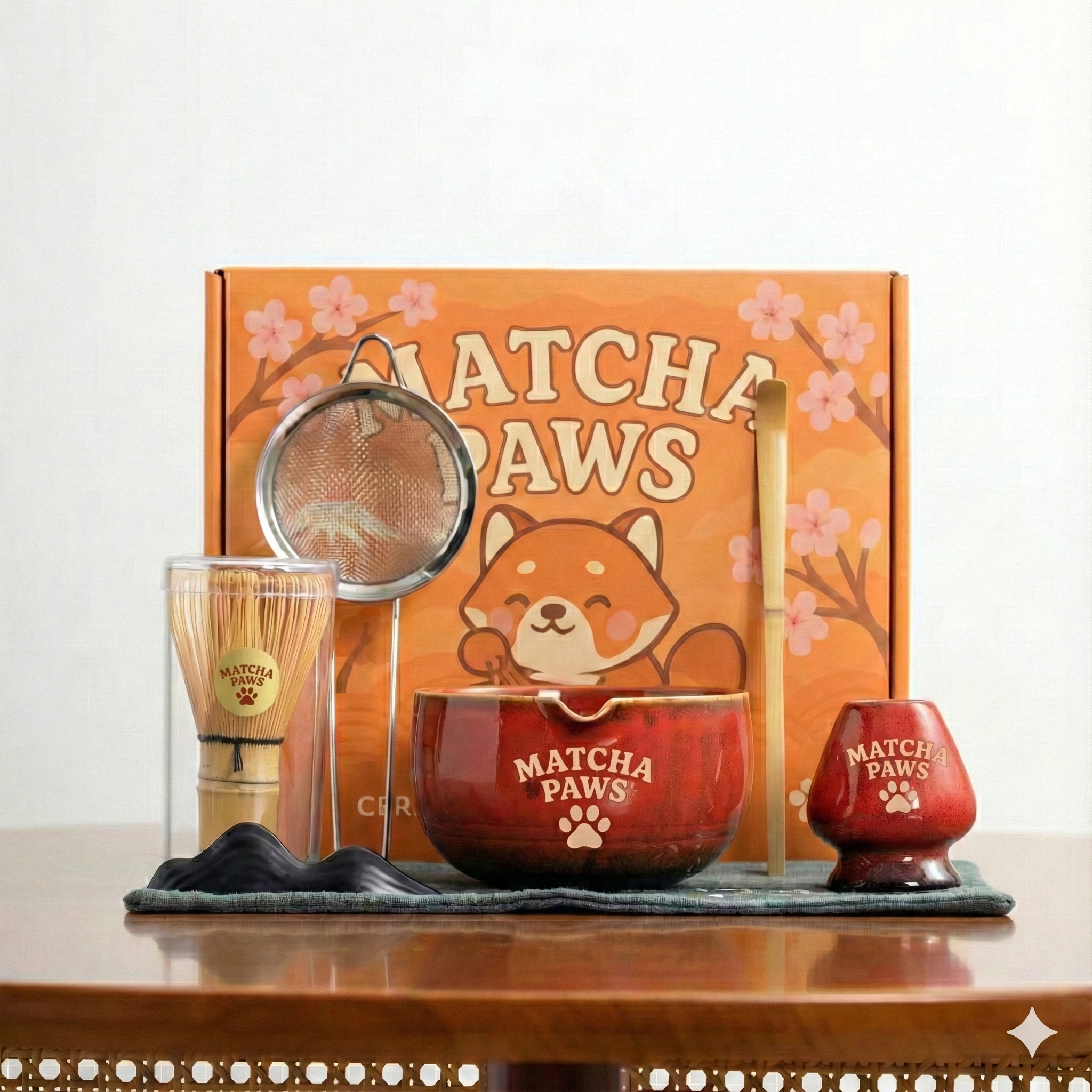 Piko Matcha Set – Fun Ceremonial Matcha Kit for Everyday Use | Matcha Paws